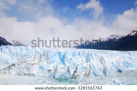 The Perito Moreno Glacier is a glacier located in the Los Glaciares National Park in the Santa Cruz province, Argentina. It is one of the most important tourist attractions in the Argentine Patagonia