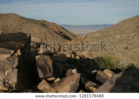 desert mountain vista