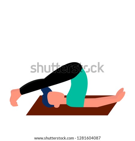 yoga postures man figures
