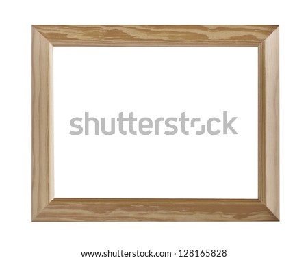 Wood frame for new photo