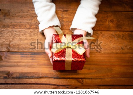 Girl with a gift