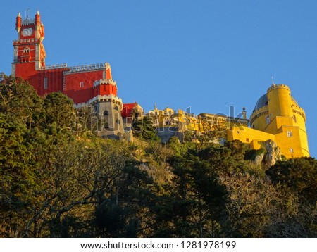 Portugal, Sintra, Mountain, Castle