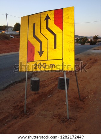 road sign drive