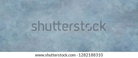 Long ultra wide panoramic background. Background with messy stains and paint blotches, 
distressed faded wallpaper design with grungy antique texture.