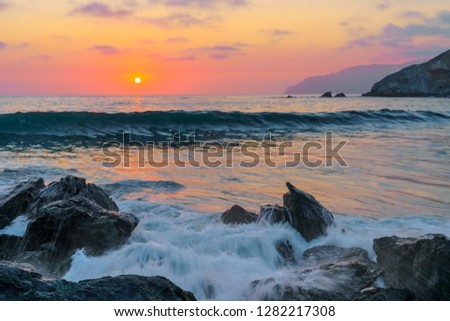 Santa Catalina Island Seascape California Royalty-Free Stock Photo #1282217308