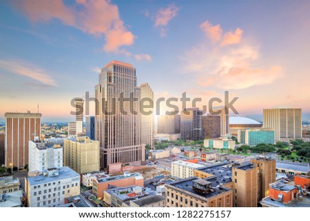 Downtown New Orleans, Louisiana, USA