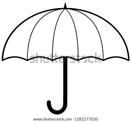 Umbrella icon for web, mobile and infographics. Vector illustration.
