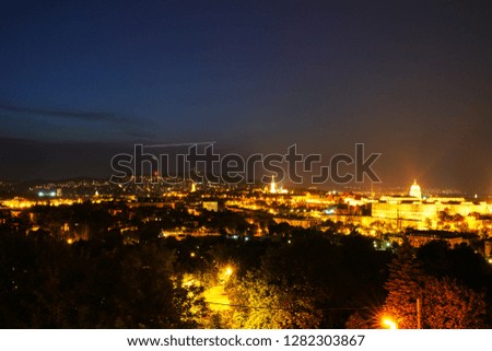 Amazing night view of Budapest