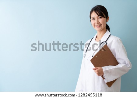 Doctor wearing white coat