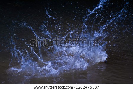 blurred photo of splash water