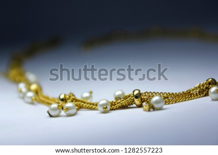 Golden chain on good background