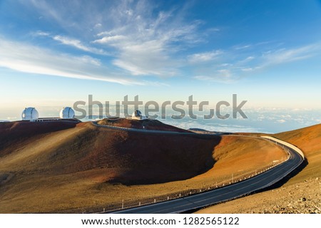 Breathtaking View from top of Volcano Mauna Kea, Big Island, Hawaii
