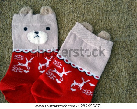 Sweet Bear Creature Funny Socks