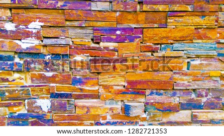   photo of Old  brick wall background  