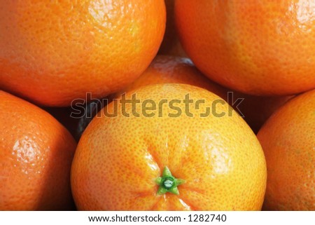 Close-up of clementines. Royalty-Free Stock Photo #1282740