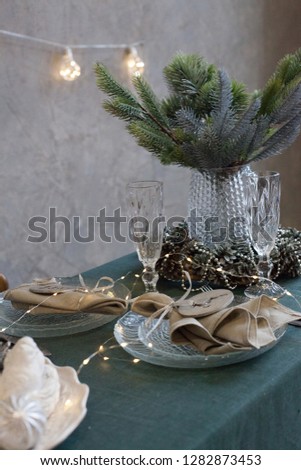 christmas decor in a room indoor