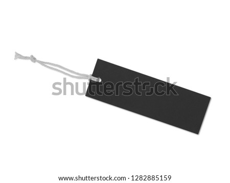 Price tag isolated on white
