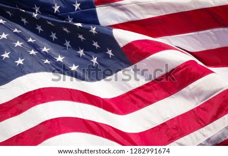 Flag of United States of america-American flag closeup