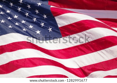 Flag of United States of america-American flag closeup