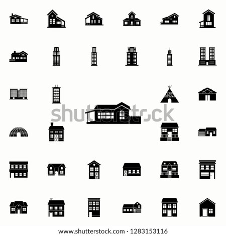 country house icon. house icons universal set for web and mobile