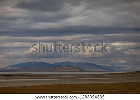 View of the bay, Antelope island