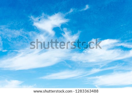 High quality blue sky background with clouds