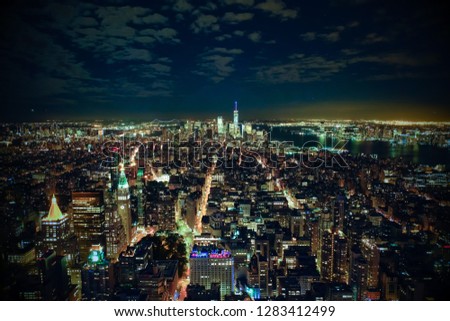 new york by night