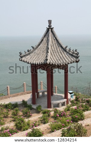 Oriental Pagoda, facing ocean