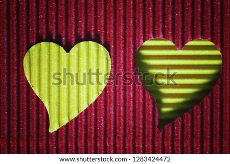 happy valentine paper heart shape