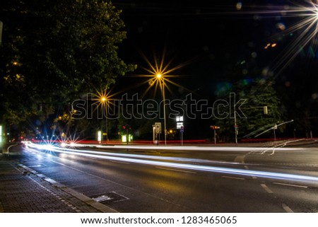crossing at night