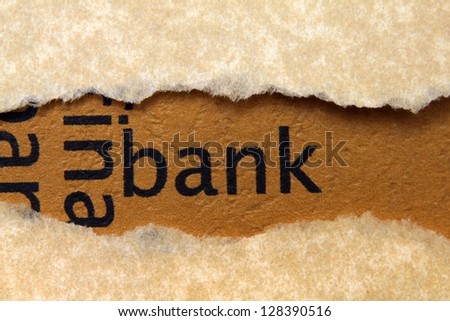 Bank concept