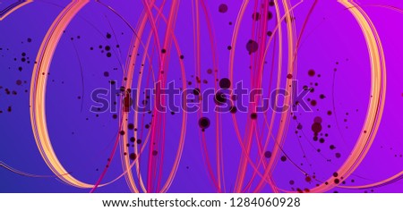 Abstract swirling colored lines. Futuristic geometric composition. Background for design works.