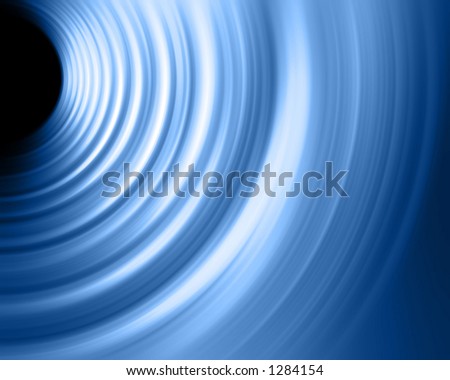 Background energy blue wave sound. Royalty-Free Stock Photo #1284154