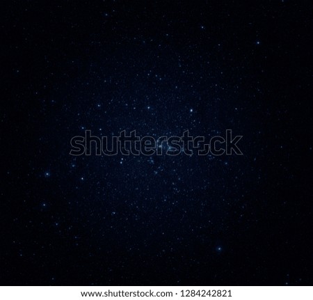 Starry sky. Elements of this image furnished by NASA.