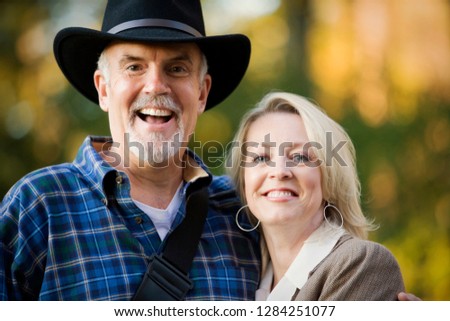 Portrait of a happy couple.