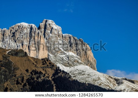 Dolomiti, Trentino Alto Adige, Italy. Catinaccio Group, Dolomites Mountains.