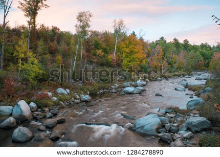 River in the White Mountains, New Hampshire