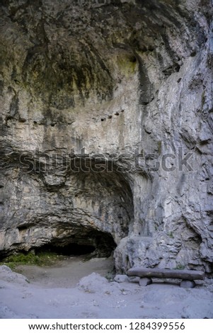 cave in the rock, digital photo picture as a background