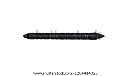 Mouse pen on white background. Pen for pen tablet.