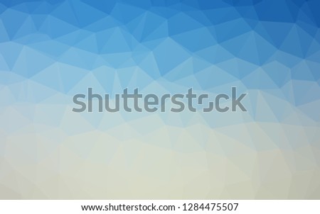 Light BLUE vector abstract polygonal texture. Colorful illustration in abstract style with gradient. New texture for your design.