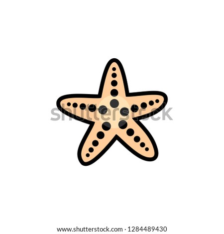 Starfish vector icon