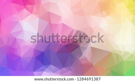 Abstract background. Colorful abstract background for design. Vector template pattern. Geometric triangular mosaic colors of the sea and sand sky. vector illustration frame