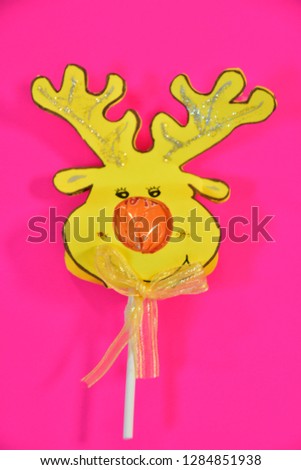 candy in the shape of a Christmas deer