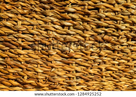 Close up of woven texture