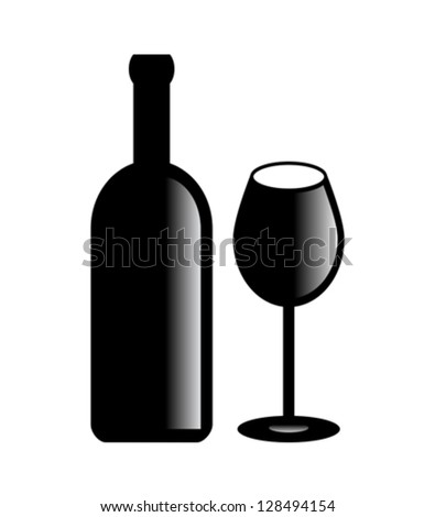 Vector wine symbol