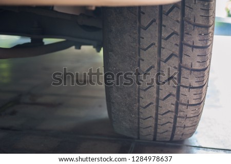 Suspension and tires that have problems. Undercarriage that has a problem causes the tire to wear.
