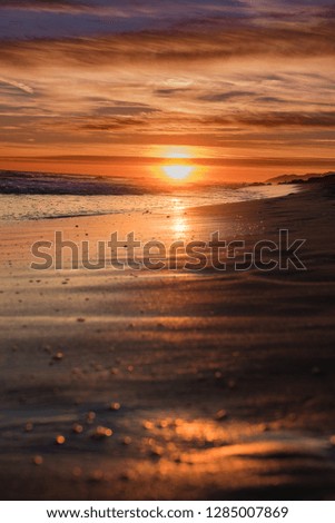 Beach Sunset Landescape 