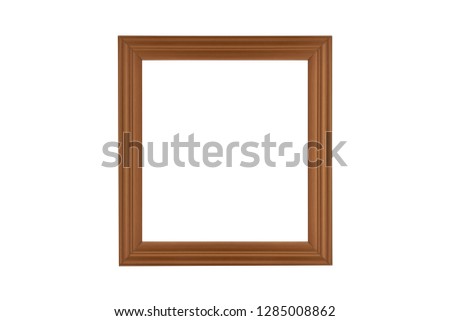 frame isolated on white background with clipping path.
