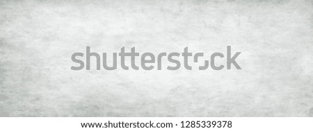 Long wide white light panoramic wallpaper. Monochrome texture background with white and gray color.Grunge old wall texture, concrete cement.