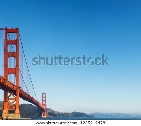Golden Gate Bridge, San Francisco, USA, North America.